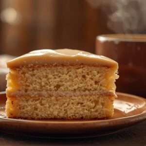 Pastel casero por rebanada