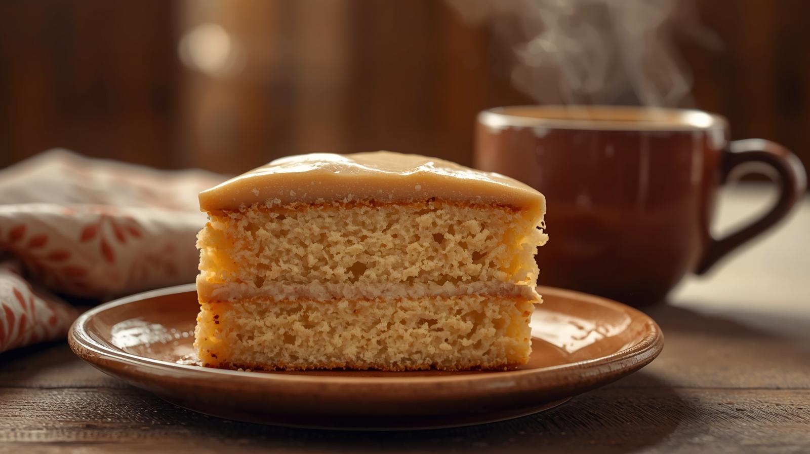 Pastel casero por rebanada